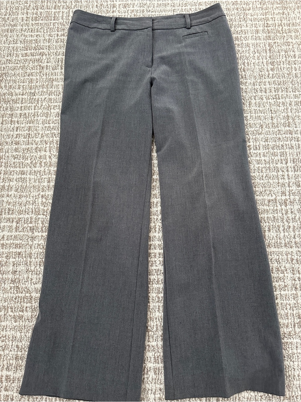 George Classic Women's Gray Tailored Wide Leg Dress Pants, Sz 12 Preowned